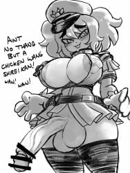 1futa 1girls areola_slip areolae big_balls big_breasts big_penis cerberus_(last_origin) futanari hyper_balls hyper_penis jellot last_origin precum sketch skirt suxowell thick_thighs thigh_highs thighhighs togosh upskirt veiny_penis wardrobe_malfunction
