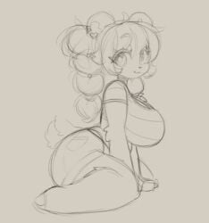 big_breasts breasts cleavage female furry huge_breasts jinx_doodle tagme thick_thighs wide_hips