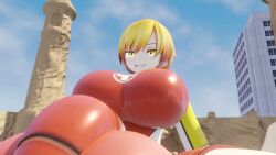 1boy 1futa 2girls 3d animated cock_vore cum_digestion fondler sound tagme video vore