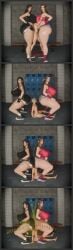 1boy 2girls 2girls1boy 3d aerith_gainsborough artist_upload ass_sandwich ass_to_ass black_hair blonde_hair breast_smother breasts_to_breasts brown_fart clothed_female_nude_male cloud_strife comic croopies face_in_ass facesitting fart fart_cloud fart_fetish female female_domination femdom final_fantasy final_fantasy_vii final_fantasy_vii_remake gym_clothes gym_locker highres huge_ass huge_breasts locker_room male mini_giantess musk musky smothered smothering smothering_ass sweat sweaty tagme taller_female thick_thighs tifa_lockhart wide_hips