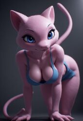 ai_assisted ai_generated anthro big_breasts interspecies mew mew_(pokemon) pokemon pokemon_(species) pokephilia sexy sexy_body thefinalrule