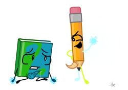 battle_for_dream_island battle_for_dream_island_again bfb bfdi bfdia book_(bfdi) cum genital_slit object_shows pencil_(bfdi) tentacle_penis the_power_of_two tpot using_powers
