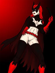 1girls barbarossa_rotbart batman_(series) batwoman bra dc dc_comics female female_furies female_only kate_kane solo