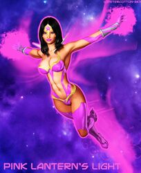 1girls 3d 3d_(artwork) big_breasts boots dc dc_comics female female_only high_heel_boots petercotton solo star_sapphire_(dc) star_sapphire_corps tagme wonder_woman wonder_woman_(series)