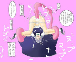 kuromaru_(mugen) m.u.g.e.n penetration rape restrained sakuya_izayoi top-down_bottom-up touhou vaginal_penetration