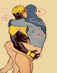 anal anal_sex ass_grab blue_beetle boner booster_gold dc erect_penis erect_while_penetrated erection gay gay_sex hard_on male male_only masked melonnabab men_kissing michael_carter muscles muscular muscular_male penis_in_ass riding_penis ted_kord