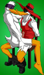 anthro avian bird darkwing_duck darkwing_duck_(character) disney duck gay male_only negaduck penis tagme yaoi