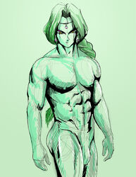 dragon_ball dragon_ball_z femboy girly male male_only monochrome solo tagme twink zarbon