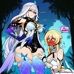1futa 1girls ai_assisted ai_generated anime anime_style balls big_ass big_breasts blonde_hair breasts bulge caption clitoris cock comic comic_page curvaceous curvaceous_body curvaceous_female curvaceous_figure dialogue dickgirl female female_focus fit_female full_face_blush futa_on_female futa_only futa_sans_pussy futa_with_female futanari futanari_only genshin_impact girl girly hentai high_resolution highres horny hourglass_figure huge_ass huge_balls huge_boobs huge_breasts huge_butt huge_cock huge_testicles huge_thighs imminent_sex kneeling lumine_(genshin_impact) manga manga_page medium_ass medium_breasts medium_penis muscular patreon penis penis_under_clothes purple_hair pussy self_upload sexy shiny sigabelle skirk_(genshin_impact) speech_bubble stable_diffusion story text text_bubble uncensored vagina voluptuous voluptuous_female waifu waifu_diffusion worship