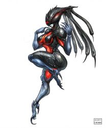 breasts bug_features clawed_fingers female female_only kory_cromie lips oc segmented_body tendrils thick_thighs