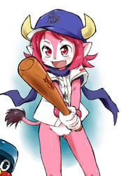 anthro baseball bat bovine buffalo buffalo_bell furry horns mammal mascot orix_buffaloes tagme