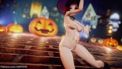 1girls 2boys 3d 3d_animation abf_mmd animated black_hair black_hair_female breasts cowgirl_position dancing erect_penis female_on_top halloween halloween_pumpkin missionary_position music nude_female penetration public public_sex pumpkin red_highlights ruby_rose rwby rwbymmd sex silver_eyes sound spread_legs tagme tiny_bikini video witch_hat