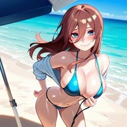 nakano miku from go-toubun no hanayome by monekoze