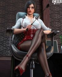 1girls 3d ada_wong asian asian_female ass big_ass big_breasts big_thighs blouse breasts capcom cleavage collared_blouse collared_shirt corset crossed_legs curvaceous curvy curvy_figure dominatrix emess3d female female_only glasses goddess heels high_heels hips huge_ass huge_breasts human_female large_ass large_breasts latex leather light-skinned_female light_skin lipstick makeup mature mature_female miniskirt mistress resident_evil resident_evil_2 resident_evil_4 riding_crop shirt short_hair sitting skirt slim_waist solo thick thick_hips thick_legs thick_thighs thighs voluptuous waist wide_hips