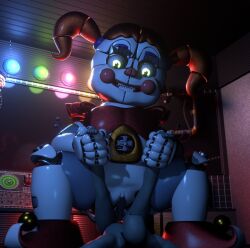 1boy 1girls 3d amazon_position baby_(fnafsl) bigger_dom bigger_dom_smaller_sub circus_baby circus_baby_(fnaf) circus_baby_(original) clown clown_girl female female_penetrated femdom five_nights_at_freddy's five_nights_at_freddy's:_sister_location grabbing_legs green_eyes human larger_female male_penetrating male_penetrating_female penetration penis penis_in_pussy pussy robot robot_girl smaller_male smaller_sub straight vaginal_penetration zxxxarts