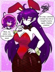 bunnysuit implied_incest incest incest_(lore) liamvickers_98 original original_character sexy tagme