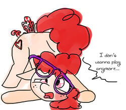 candy_cane color dialogue female female_only friendship_is_magic glasses my_little_pony pink_eyes red_hair smooth_skin solo tagme twist_(mlp)