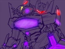 erection gay shockwave shockwave_(transformers) soundwave surprised tagme transformers