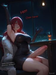 1futa absurdres ai_generated amiiari arm_gloves bar big_breasts big_penis black_dress blind_date blush calling_out_name caption captioned date detailed dickgirl dripping dripping_penis dripping_precum elbow_gloves erection_under_table first_date from_side fur_coat futanari hair_over_one_eye horny horny_futa in_heat intersex large_breasts long_hair long_penis massive_penis mitsuru_kirijo penis_to_the_knees penis_under_table precum precum_drip precum_string public red_eyes red_hair restaurant rich sitting skindentation solo solo_focus tenting text thick_thighs tight_clothes tight_dress voluptuous waving wavy_hair