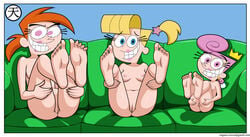 2d 2d_(artwork) 2d_artwork accurate_art_style ass feet legs_apart legs_held_open legs_up milf nickelodeon pussy soles straight_hair take_your_pick tenzen the_fairly_oddparents veronica_star vicky vicky_(fairly_odd_parents) wanda