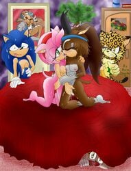 amy_rose blue_fur cream_the_rabbit cylia_the_antelope feet furry hedgehog horlod mammal raianonzika sonic_(series) sonic_the_hedgehog