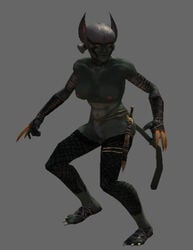 3d assassin maenad stockings swift_(artist) titan_quest