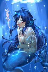 blue_hair compile mermaid puyo_puyo puyo_puyo_fever sega serilly_(puyo_puyo) tagme underwater