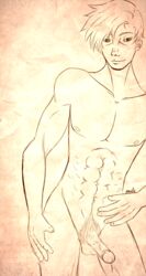 1boy male male_only marvel nude solo speed_(young_avengers) tagme young_avengers