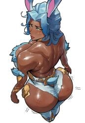 beuto blizzard_entertainment bunnysuit dark-skinned_female dark_skin domina overwatch overwatch_2
