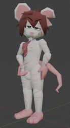 3d_(artwork) balls digital_media_(artwork) doodledoggy genitals male mammal mouse murid murine penis renn_(renn1997) rodent solo toony