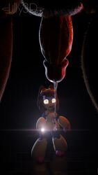3d absurd_res animatronic balls big_balls big_penis blender_(artwork) blender_cycles_(artwork) bodily_fluids digital_media_(artwork) dripping felid feline five_nights_at_freddy's five_nights_at_freddy's_2 flashlight futanari gameoverse genital_fluids genitals glitch_productions hi_res horror_(theme) kit_(gameoverse) kit_bodega lilly_3d looking_up_at_another looking_up_at_partner machine mammal penis precum precum_drip pubes robot scottgames withered_chica_(fnaf)