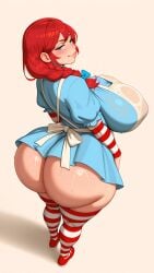 1girl 1girls ai ai_generated ass ass_bigger_than_head ass_focus big_ass big_breasts big_butt big_thighs blue_eyes breasts breasts_bigger_than_head clothed clothing female female_focus gigantic_ass gigantic_breasts gigantic_butt hips hips_wider_than_shoulders huge_ass huge_breasts huge_butt huge_thighs lips massive_ass massive_breasts massive_butt massive_thighs red_hair sexy sexy_body simple_background solo_female thick_ass thick_thighs thighs twentyam uniform voluptuous voluptuous_female wendy's wendy_thomas wide_hips wide_thighs