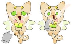 2_horns 2_penises 3_toes 4_wings animal_genitalia anthro big_penis bodily_fluids cum cumshot disembodied_hand dragon ejaculation feet floating floating_wings genital_fluids genitals green_eyes green_wings hands_behind_head horn knot knotted_penis light_wings male mirikin_(nomani_int32) multi_genitalia multi_penis multi_wing multicolored_penis mythological_creature mythological_scalie mythology nomani_int32 penis penis_grab point_coloration scalie sheath short_legs small_horn smooth_horn solo tail thin_tail toes unusual_anatomy unusual_wings wings yellow_arms yellow_body yellow_ears yellow_feet yellow_horn yellow_tail