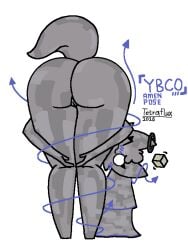 2026 amen_pose amen_pose_(meme) anthro anthrofied big_ass big_butt blush cat_girl catgirl chemistry element_cattos eyeliner female female_anthro gray_body gray_hair gray_skin long_hair looking_at_viewer naked naked_thighhighs praise_da_booty_(meme) pussy rain_world simple_background slugcat smiling smiling_at_viewer tail tetraflux text white_eyes wide_hips wide_thighs winking_at_viewer ybco_(element_cattos) yttrium-barium-copper-oxide_(element_cattos)