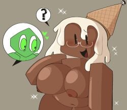 118o8 1boy 1girls blocky_body ferman_(robloxian) forsaken_(roblox) gaslight_engine ice_cream_cone_hat naked_female roblox roblox_game robloxian tagme