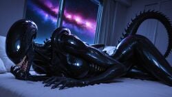 ai_generated alien alien_(franchise) alien_girl anthroguy curvy curvy_female drooling female female_focus female_only femomorph flirting flirting_with_viewer high_resolution highres horny horny_female in_heat monster monster_girl naked naked_female nude nude_female posing posing_for_the_viewer seductive seductive_pose sexy sexy_body sexy_female sexy_pose voluptuous voluptuous_body voluptuous_female wide_hips xenomorph