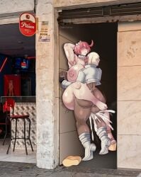 1boy 1girls 2d 2d_(artwork) against_wall ahoge alleyway_milf_(meme) alternate_version_available armpits balls barefoot big_areola big_ass big_breasts big_nipples blush blushing boots breasts breasts_bigger_than_head chocolate_and_vanilla chubby chubby_female colombia cum cum_inside cum_overflow cumming cumming_while_penetrating dark-skinned_dom dark-skinned_femboy dark-skinned_male dark_skin digital_media_(artwork) dominant elphelt_valentine feet feet_up femboy femboy_on_female femboydom femenine_male goth gothic guilty_gear guilty_gear_strive hairband height_difference hi_res hidden_eyes high_heels high_resolution horny horny_female huge_breasts jacket light-skinned_female light_skin looking_pleasured lots_of_cum meme meme_reference mr_foxy15 nipples nonbinary otoko_no_ko pink_hair platform_heels rough_sex semen semen_in_vagina sex short_hair shorter_male size_difference spiked_collar spiked_hairband spikes standing standing_missionary standing_on_one_leg standing_sex submissive taller_female teasing testament_(guilty_gear) thick_thighs wedge_heels white_boots white_hair