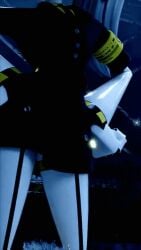 1girls 3d animated ass ass_focus butt_focus dancing female female_focus female_only glitch_productions j_(murder_drones) mommy murder_drones no robot robot_girl smile sound tagme v_(murder_drones) video