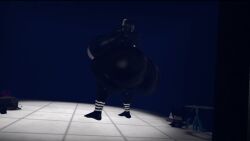 3d animated big_ass big_breasts bimbo five_nights_at_freddy's hyper_ass hyper_breasts looking_at_viewer marionette_(fnaf) puppet_(fnaf) self_upload solo tagme teasing twerking video vrchat vrchat_avatar