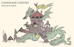absurd_res ambiguous_gender armor big_penis building butt cannon cannonball claws cogfort dragon feral flag flag_(object) genitals group hi_res huge_penis human living_building living_machine machine macro male mammal mythological_creature mythological_scalie mythology object_insertion penetration penis ranged_weapon scalie trio urethra urethral urethral_penetration warhammer_(franchise) warhammer_age_of_sigmar weapon woodhouse3d