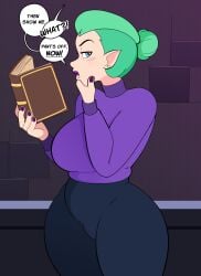 1boy 1girls ass big_ass big_boobs big_breasts big_butt big_hips big_thighs big_tits blue_eyes boobs breasts bun_hair butt comic comic_page curvaceous curvaceous_body curvaceous_female curvaceous_figure curvaceous_hips curvaceous_thighs curvy curvy_body curvy_female curvy_figure curvy_hips curvy_thighs disney disney_channel english english_text female gigantic_ass gigantic_boobs gigantic_breasts gigantic_butt gigantic_hips gigantic_thighs gigantic_tits green_hair hips huge_ass huge_boobs huge_breasts huge_butt huge_hips huge_thighs huge_tits image_set imminent_sex interview kath_hawkins male male/female massive_ass massive_boobs massive_breasts massive_butt massive_hips massive_thighs massive_tits milf odalia_blight older_female older_female_and_younger_male text text_box text_bubble the_owl_house thick_thighs thighhighs thighs tits voluptuous voluptuous_body voluptuous_female voluptuous_milf wide_hips wide_thighs younger_male