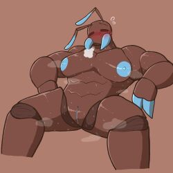 ant antennae_(anatomy) anthro arthropod blue_areola blue_nipples blush blush_lines bodily_fluids breasts carameltsi colored colored_areola colored_nipples exoskeleton eyes_closed female flying_sweatdrops genitals hi_res hymenopteran insect la_reina_(rivals_of_aether) mandibles muscular muscular_female musk nipples nude rivals_of_aether shaded sigh simple_background sitting solo spread_legs spreading steam sweat sweatdrop sweaty_breasts sweaty_genitalia sweaty_legs sweaty_thighs vulva