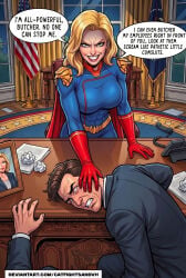 ai ai_generated arrogant bigbreasts bitch bodysuit femdom genderswap homelander humiliation richgirl supervillainess the_boys villainess