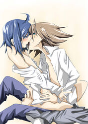 aichi_sendo blue_hair cardfight!!_vanguard tagme toshiki_kai