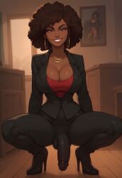 1boy 1girl 1girl1boy 1girls 1male ai_generated anal ass big_ass big_breasts big_thighs booty_farm breasts cock cum curly_hair curvy curvy_body curvy_female curvy_figure curvy_hips dark-skinned_female dark-skinned_futa dick fully_naked fully_nude hetero huge_ass huge_breasts human humanoid legs medium_breasts naked naked_futanari narrow_waist nude nude_futa nude_futanari nutaku pants penetration penis pussy pussy_juice sex sexy sexy_armpits sexy_body sexy_female sexy_pose shoulders speech_bubbles suit thick thick_ass thick_legs thick_thighs thighhighs thighs vagina vaginal vaginal_penetration velonix waist