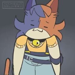 2026 2d 2d_animation 2d_artwork animated anthro anthro_female areola areolae artist_logo artist_name big_breasts breasts_out brown_fur cat_ears cat_girl cat_tail cate_meowdy_(fortnite) feline female flirtyfawn696 fortnite furry furry_female hidden_buxom nameko_delivery nipples tagme thick_thighs video white_fur