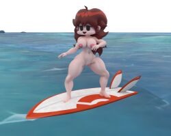1girls 3d 3d_(artwork) ass auburn_hair barefoot beach beach_background big_ass big_breasts blender breasts completely_nude female female_only friday_night_funkin full_body geo29 girlfriend_(friday_night_funkin) hair legs_open light-skinned_female light_skin long_hair naked naked_female nude nude_female open_legs pussy smile solo solo_female surfing vagina