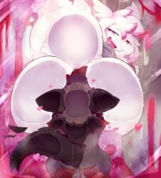 against_surface ambiguous/ambiguous ambiguous_gender anthro anthro_on_anthro ass_on_glass big_butt big_tail biped black_body black_ears black_fur black_tail blush blush_lines bottomless bottomless_ambiguous bottomless_anthro butt butt_grab butt_squish canid canine clothed clothed/nude clothed_ambiguous clothed_anthro clothing colored cute_fangs digital_media_(artwork) dipstick_tail domestic_cat dripping duo face_in_ass facesitting fangs felid feline felis fluffy fur generation_5_pokemon glass gloves_(marking) goo_creature grey_body grey_fur hair hand_on_butt heart_pupils heart_symbol hearts_around_body hearts_around_head hi_res huge_butt interspecies larger_ambiguous larger_anthro leg_markings looking_at_another looking_at_partner looking_back mammal markings monotone_tail multicolored_body multicolored_fur neck_tuft nintendo nude nude_ambiguous nude_anthro on_glass open_mouth open_smile parfait_(yesthisisgoocat) pink_body pink_eyes pink_fur pink_tail pink_tail_tip pokemon pokemon_(species) raised_tail rear_view red_body red_fur shaded signature sitting sitting_on_another size_difference slime smaller_ambiguous smaller_anthro smile socks_(marking) squish standing sukiya tail tail_markings tail_motion tailwag teeth thick_tail tuft two_tone_tail white_body white_ears white_fur white_hair white_tail zorua