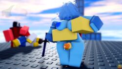 blue noob from block tales by circularx2
