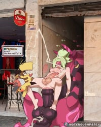a_chance_encounter abdominal_bulge alleyway_milf_(meme) anal anal_penetration animal_genitalia animal_penis anus balls blush bodily_fluids bulge canine_genitalia canine_penis colombia cum cum_drip cum_in_ass cum_inside cumshot dripping ejaculation equine_genitalia equine_penis feet feral generation_1_pokemon generation_5_pokemon generation_9_pokemon genital_fluids genitals group group_sex hi_res hilbert_(pokemon) human intersex intersex/intersex knot knotted_penis male male/male mammal meme muuzy nintendo orgy paws penetration penile penile_penetration penis penis_in_ass penis_in_mouth pikachu pokemon pokemon_(species) scolipede sex size_difference sprigatito vein veiny_penis